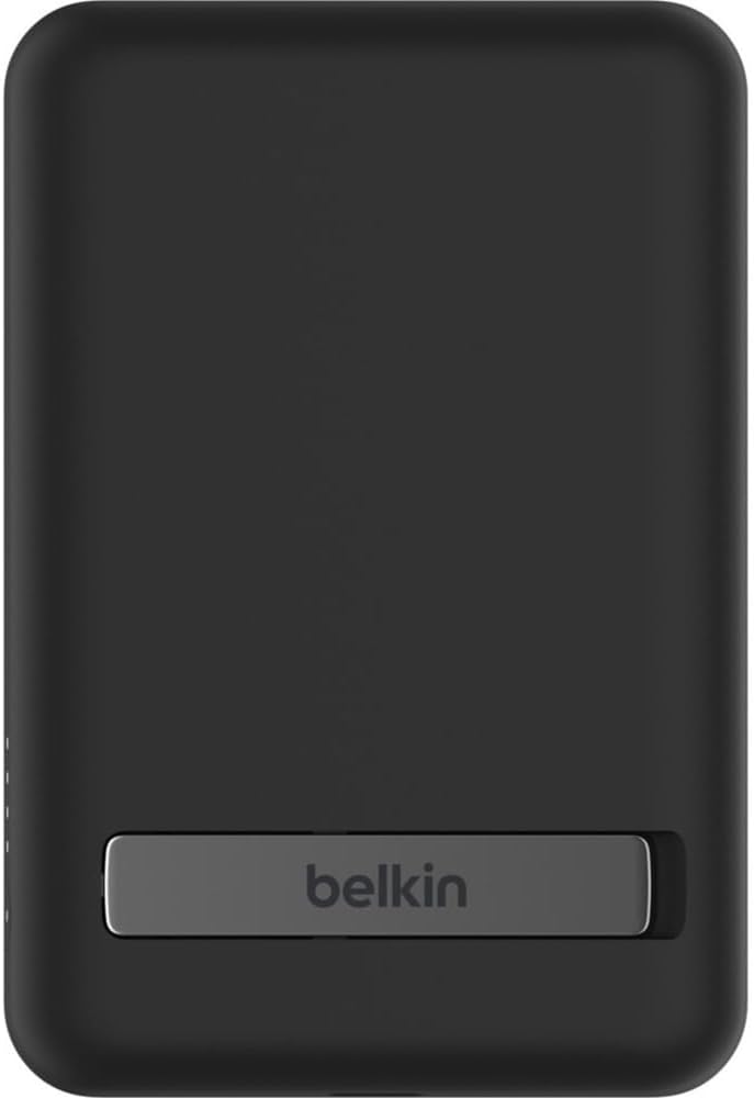 Belkin magnetische 5000-mAh-Powerbank, externer Handy-Akku, kompatibel mit MagSafe, mit Passthrough-
