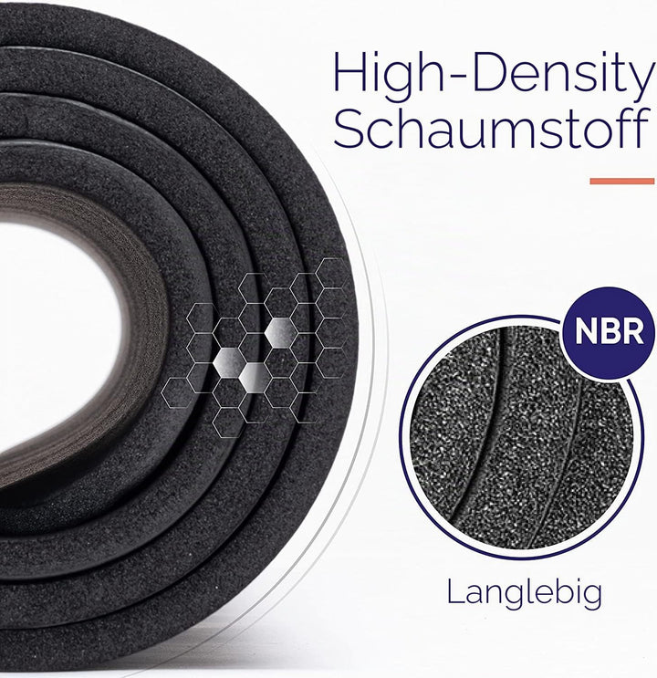 KG Physio Yogamatte Rutschfest und Gepolstert - Yoga Matte mit Tragegurt, Fitnessmatte, Turnmatte, S