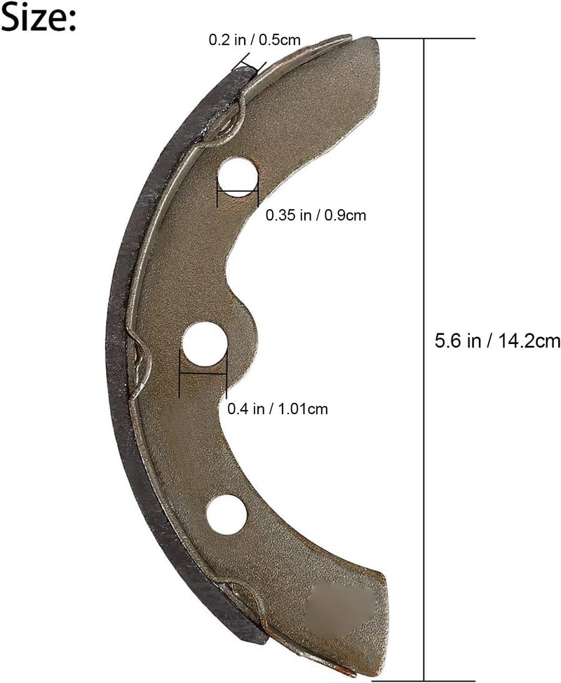 Leapiture Club Auto Bremsbacken Bremse 101146302 4PCS Bremsbacken Autozubehör J17-25340-00 Ersatz fü