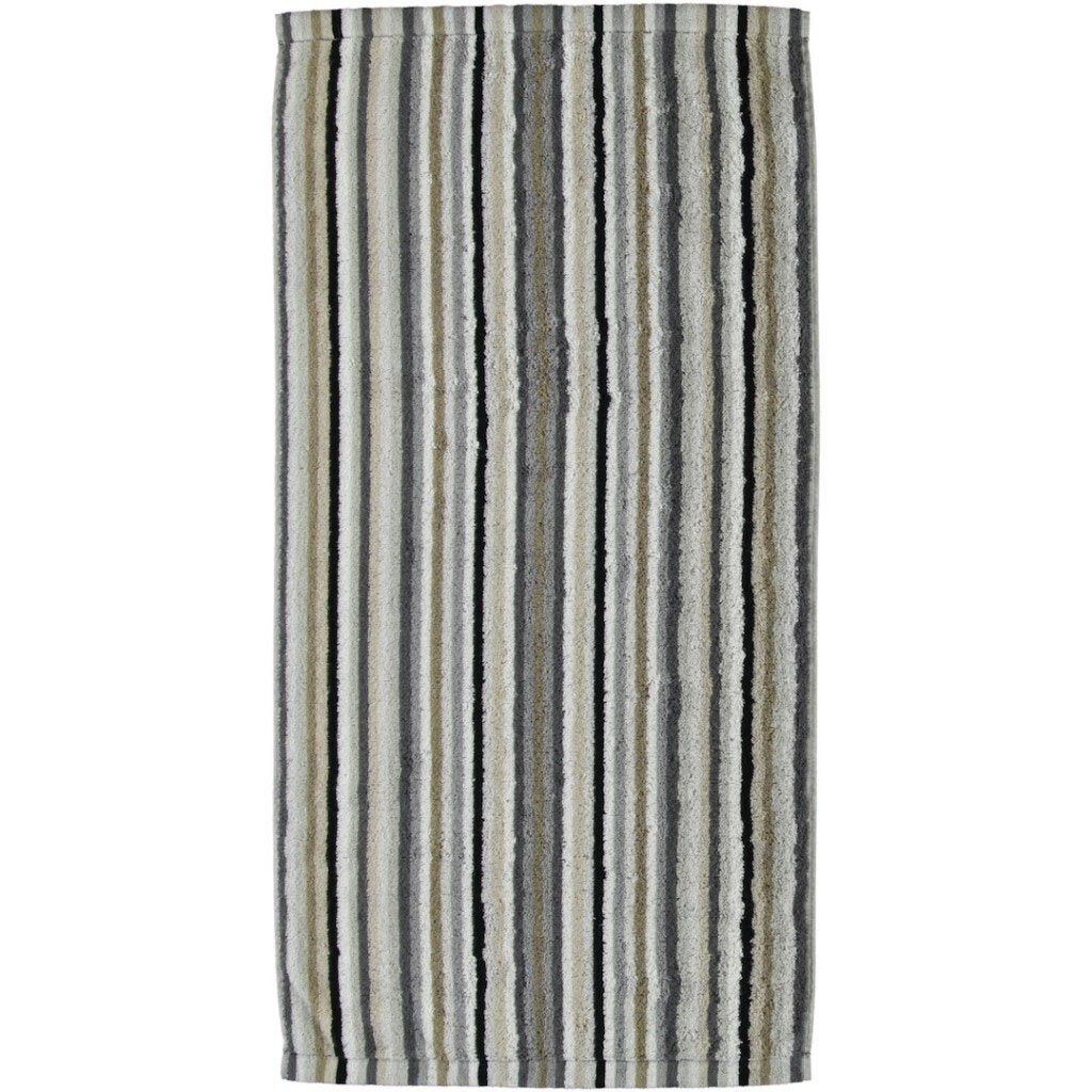CAWÖ Home Handtücher Life Style Streifen 7048 Kiesel - 37 Saunatuch 70x180 cm, Saunatuch 70x180 cm