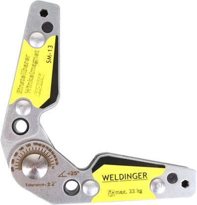 WELDINGER SM-13 verstellbarer Winkelmagnet Schweissmagnet einstellbare Winkel 20-200° Haltekraft bis