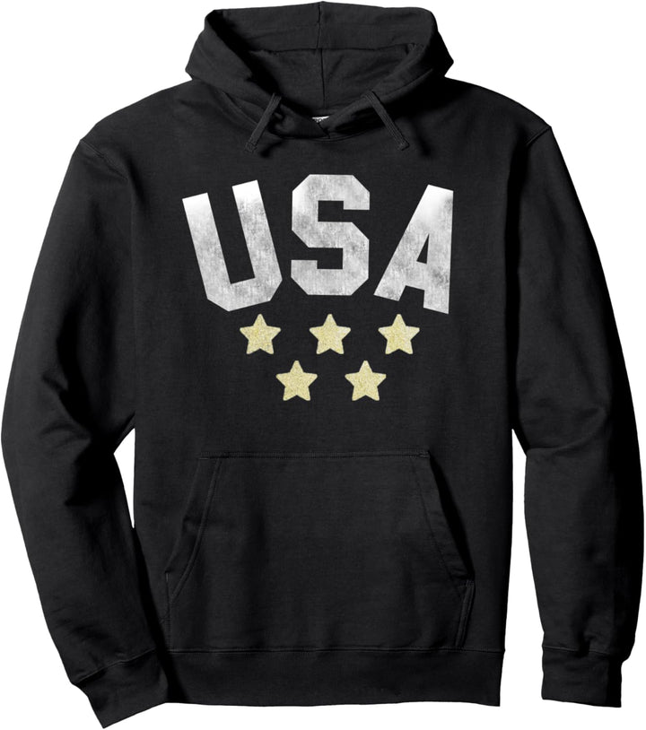Trendy USA 1894 Red White And Blue Basic Pullover Hoodie