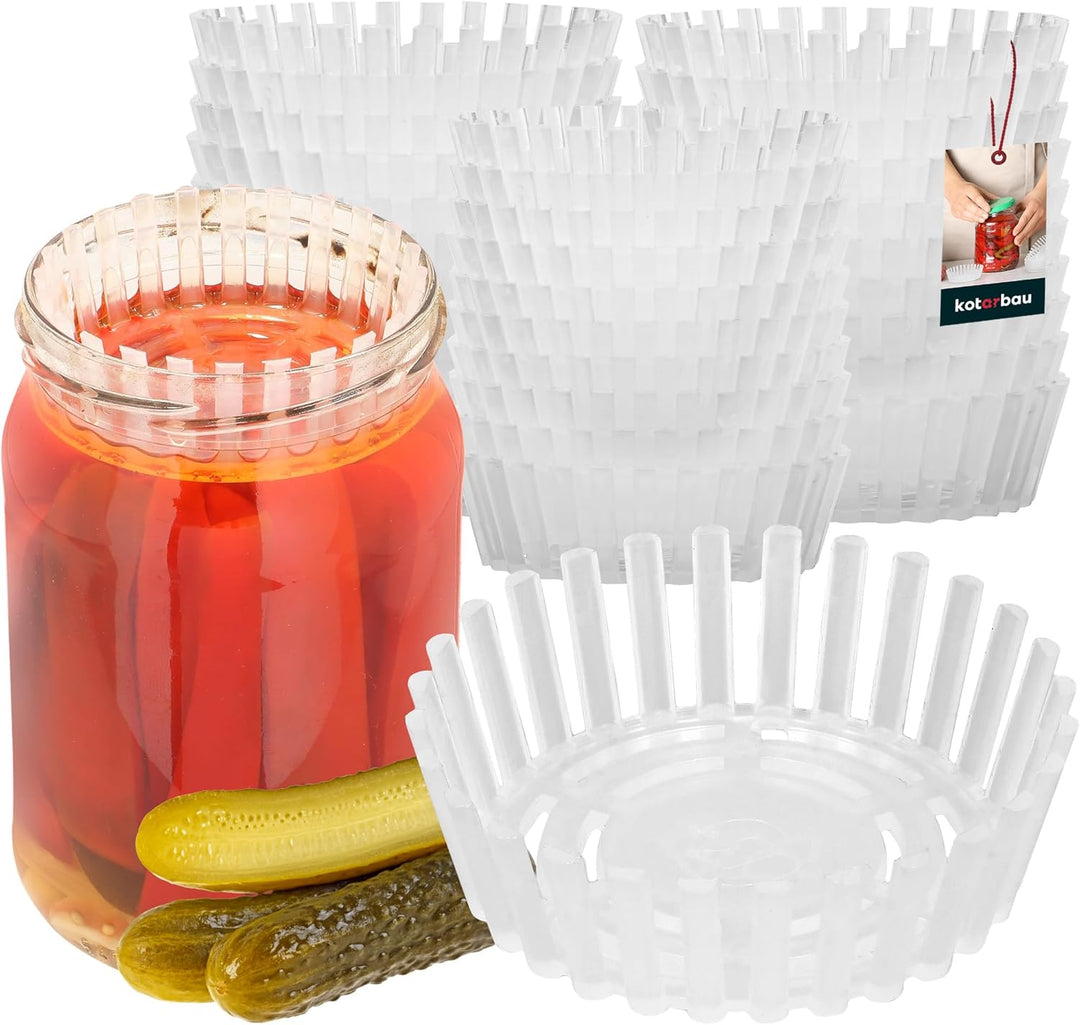 KOTARBAU® 30er Set Gärgewicht für Einmachgläser ⌀ 100 mm Polypropylen Gärgewichte Gärdeckel Einmachh