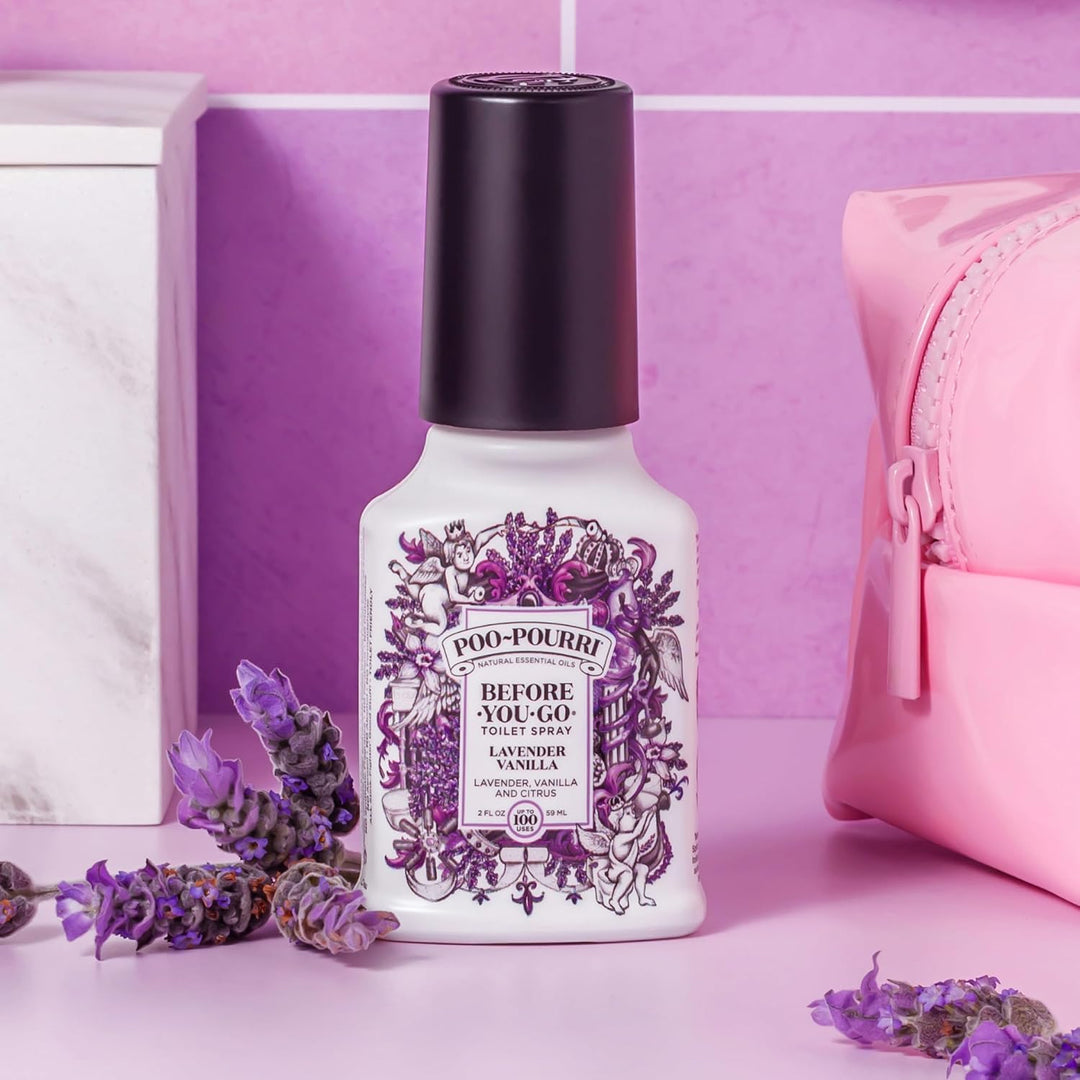 Poo-Pourri Toiletten-Spray Lavender Vanilla Scent 118 ml (1er Pack), Lavender Vanilla Scent 118 ml (