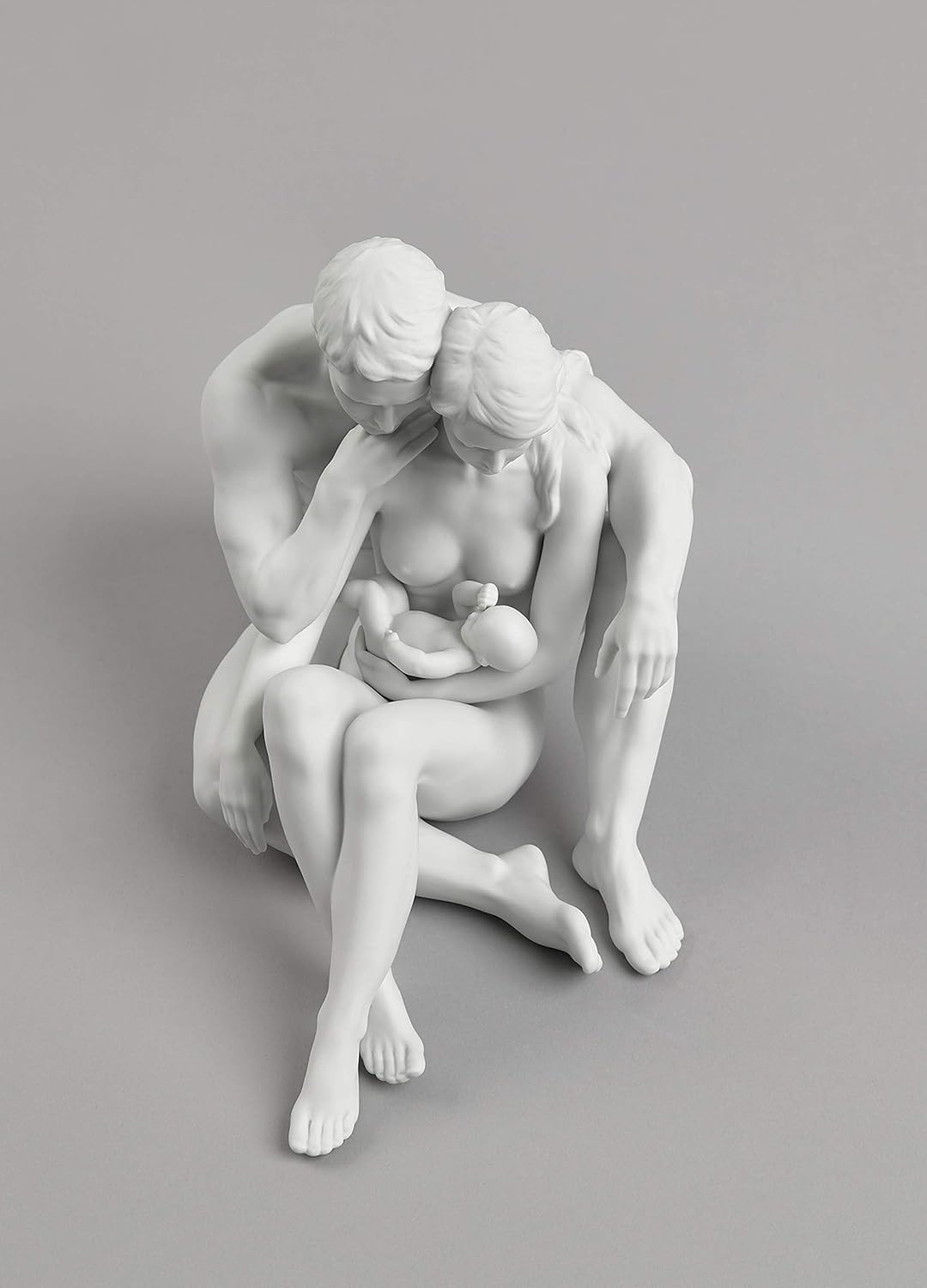 LLADRÓ Familien-Figur Die Essenz des Lebens. Paar. Porzellan.