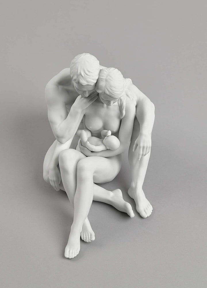 LLADRÓ Familien-Figur Die Essenz des Lebens. Paar. Porzellan.