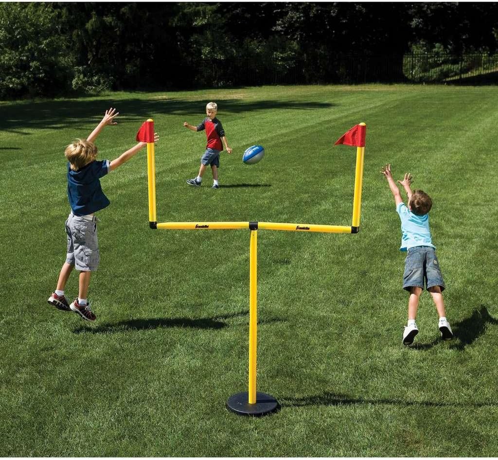 Franklin Sports Future Champs Youth Football Field Adjustable Goal Post Set