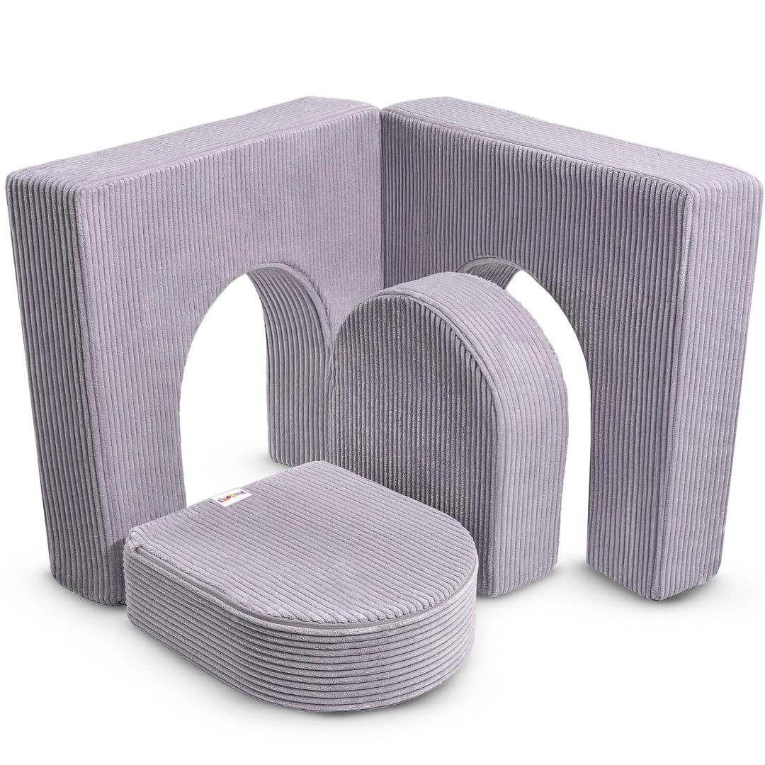 Linodino® Magisches Tor – Spielsofa Add-on mit Bögen aus Schaumstoff | Erweiterungs-Bauteil für krea