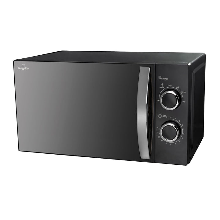 Berlinger Haus Mikrowellenherd 20 l | Black Rose Collection mit 700 W Leistung | 6 Stufen | Edelstah