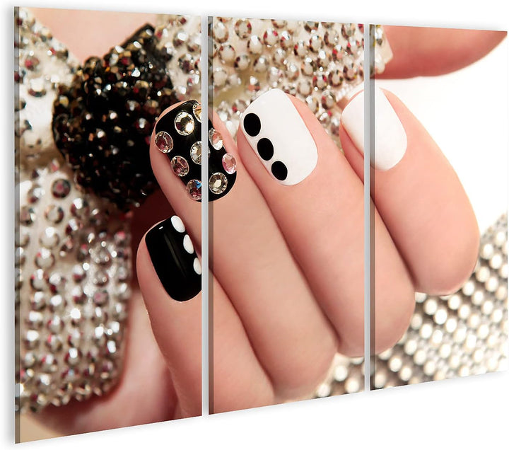 islandburner Bild auf Leinwand Maniküre Kurze Nägel Nagelstudio Bilder Wandbilder Poster Leinwand 13