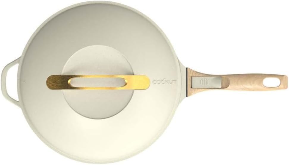 COOKUT - Die fabelhafte 8-in-1-Pfanne – "Kleines Modell 24 cm" – ein einzelnes Werkzeug, das Pfanne,