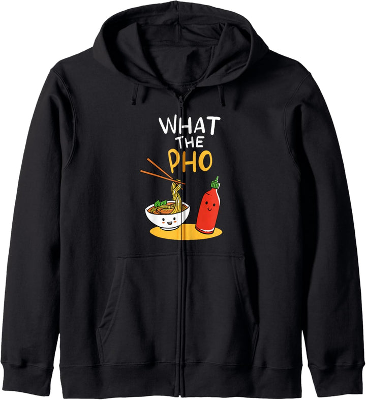 What the Pho Vietnam Kawaii Nudeln Geschenk Kapuzenjacke