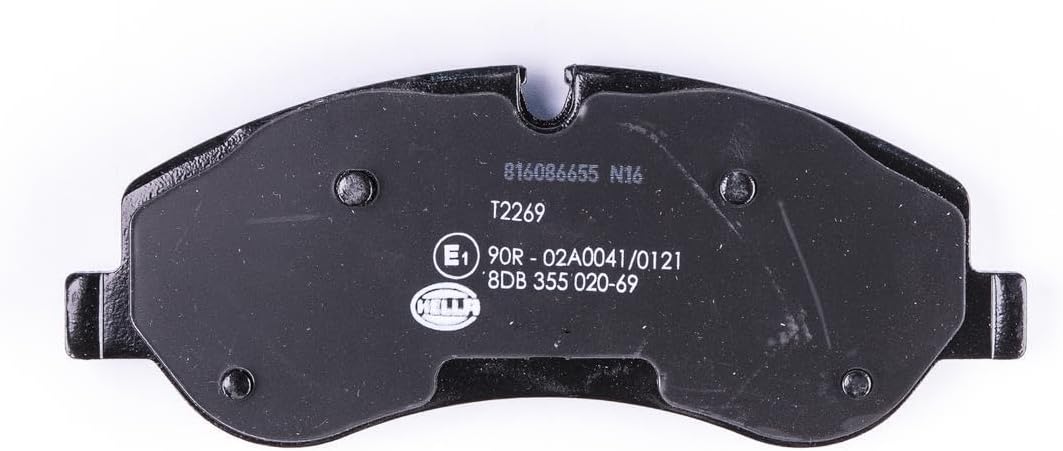 HELLA PAGID 8DB 355 020-691 Bremsbelagsatz - T2269 - Dicke/Stärke: 17mm - Bremssystem: TRW - inkl. V