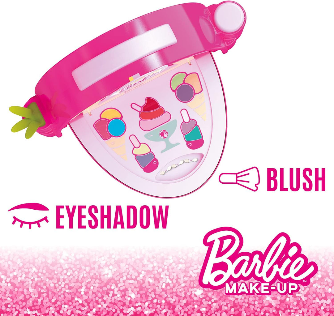 Mondo 40005 Barbie Gelateria, Eisdiele mit Kinderschminke, enthält Lipgloss, Lidschatten, Applikator