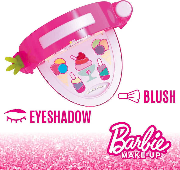 Mondo 40005 Barbie Gelateria, Eisdiele mit Kinderschminke, enthält Lipgloss, Lidschatten, Applikator