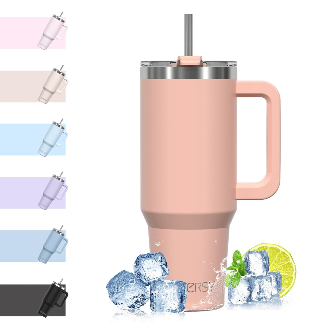 WATERSY 40oz Kaffeebecher to Go Thermobecher Doppelwandiger Edelstahl Vakuum Auslaufsicher Trinkbech