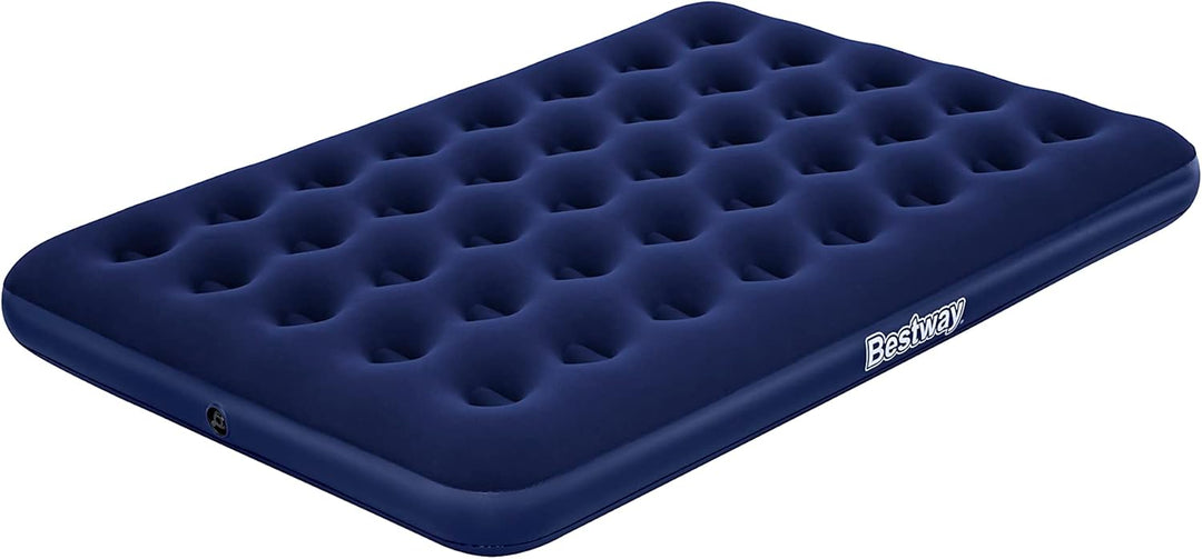Bestway Luftbett Blue Horizon XT mit externer Elektropumpe Double XL/Lo 191 x 137 x 22 cm & Luftbett