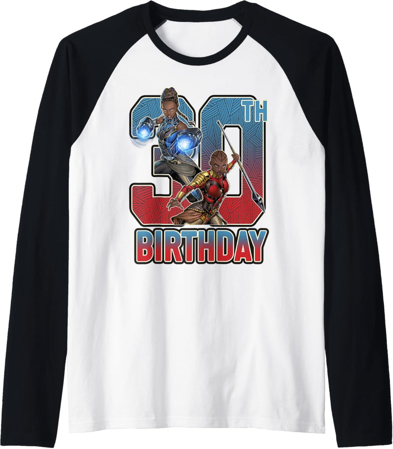 Marvel Black Panther Shuri & Okoye 30th Birthday Raglan