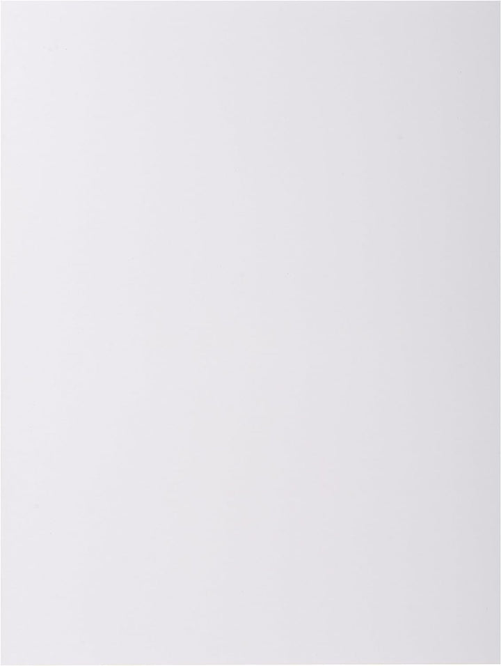 Exacompta 24 x 32 cm Bahia 100 Aktendeckel – Weiss Gedruckt weiss, Gedruckt weiss
