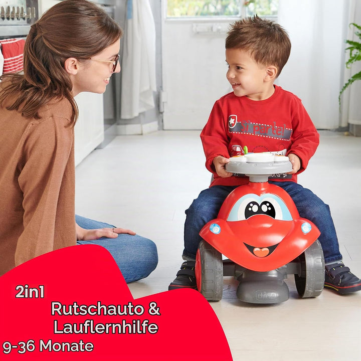 Chicco Billy Walk&amp;Ride Eco+, Erste Schritte, 2in1 Lauflerner und Fahrgerät, einfache Montage, ergono