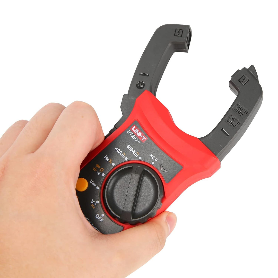 UNI-T UT203+ Digital Clamp Meter AC/DC Current Auto Range True RMS Max/Min Backlight Multimeter, UT2