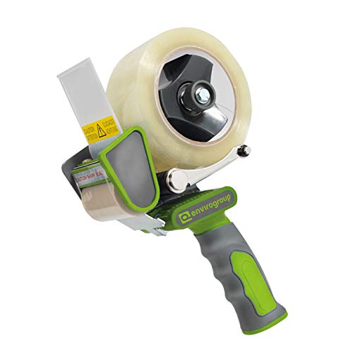 ENVO TAPE® 903030D Handabroller silent 50 mm - leises abrollen, Profi Abroller für Klebeband Paketba