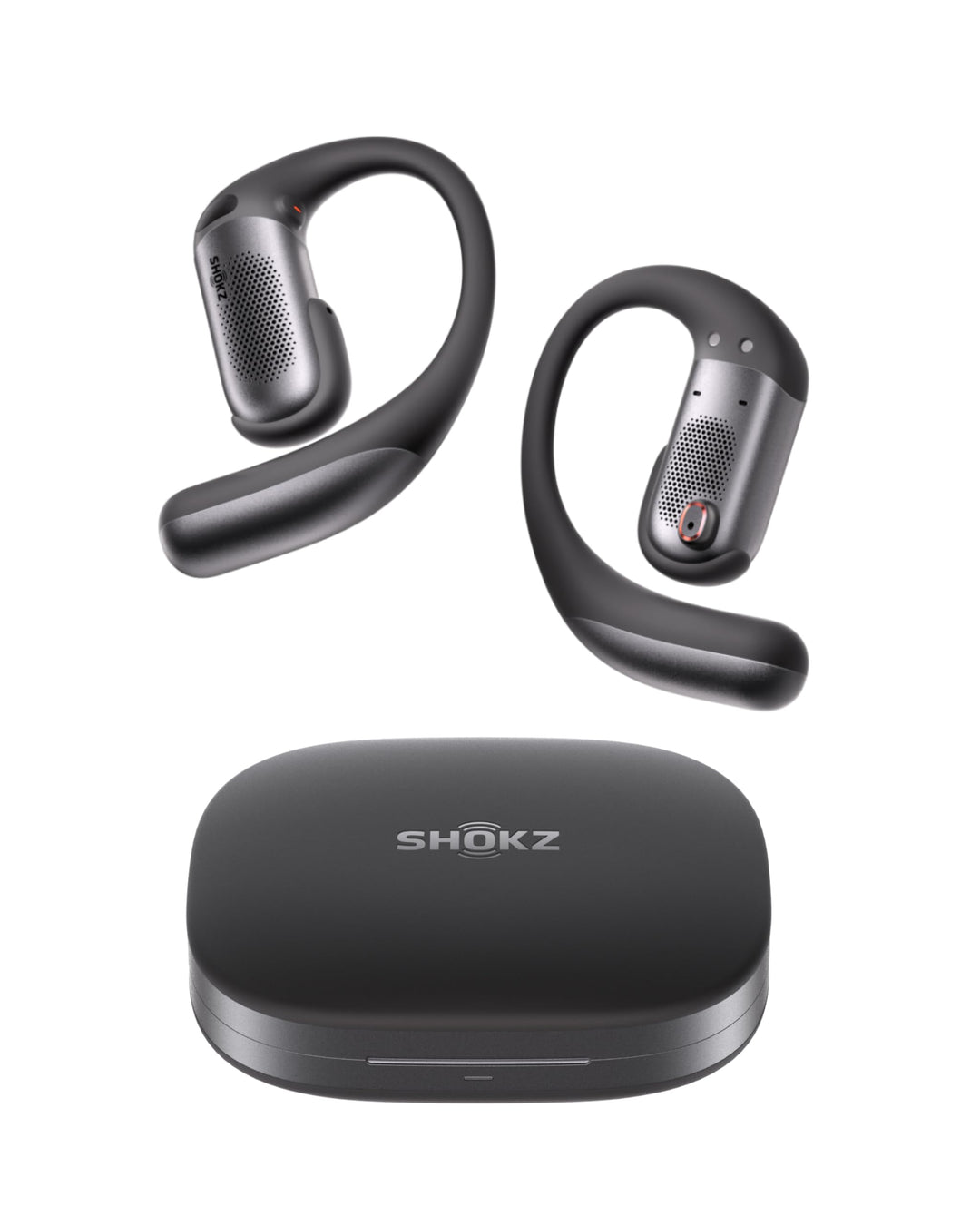 SHOKZ OpenFit Pro Open-Ear-Kopfhörer mit Open-Ear Geräuschreduzierung, Optimised for Dolby Atmos, Ti
