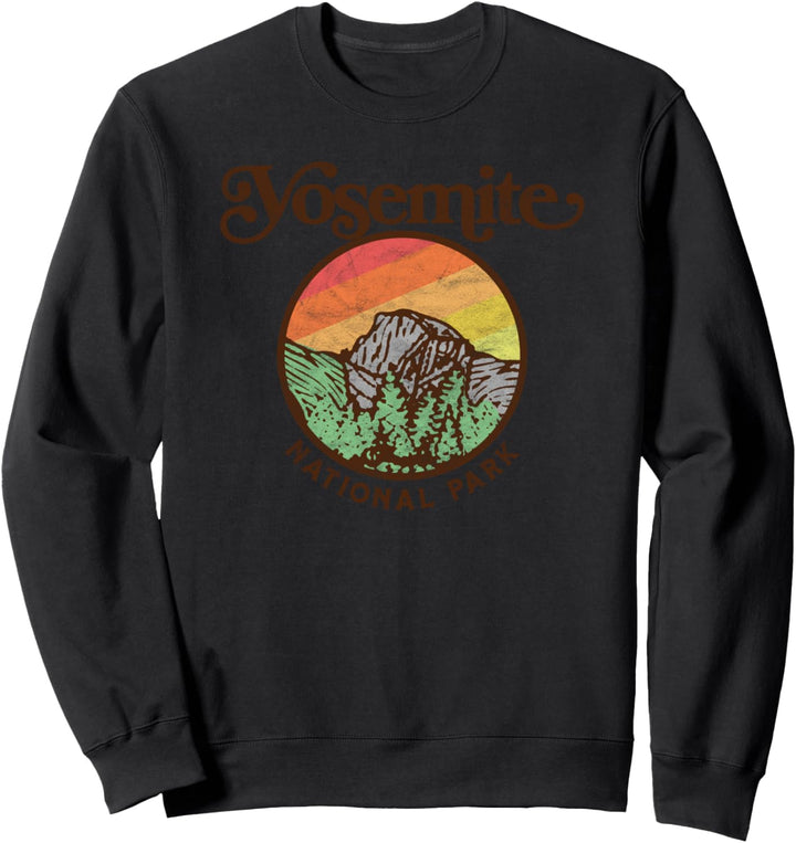 Yosemite National Park Vintage Style Retro 80s Sweatshirt