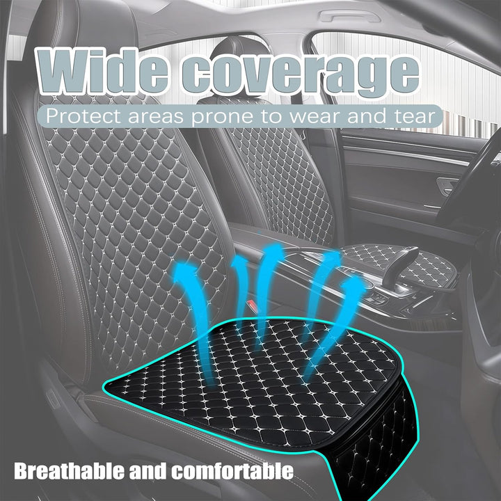 Sitzauflage Auto, 2 Stück Sitzkissen Auto Vordersitze, Stilvolle Car Seat Cover Vordersitze, wasserd