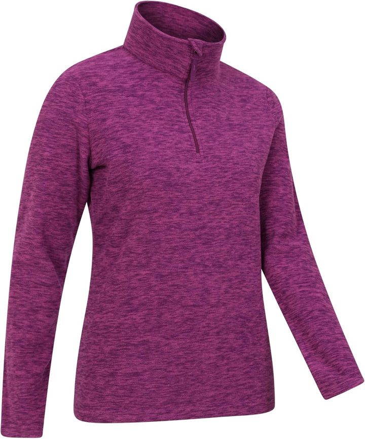 Mountain Warehouse Snowdon Melange Fleece-Pullover Damen - dünner Warmer Winter-Pullover aus Fleece