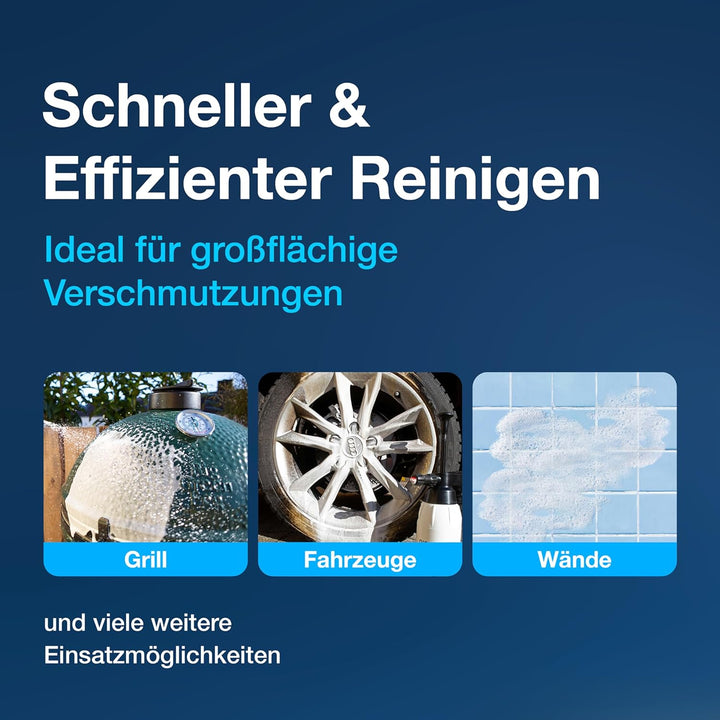 McBrikett FUSL FOAMSTER Schaumdrucksprüher, variable Schaumdichte, 0,9L Volumen