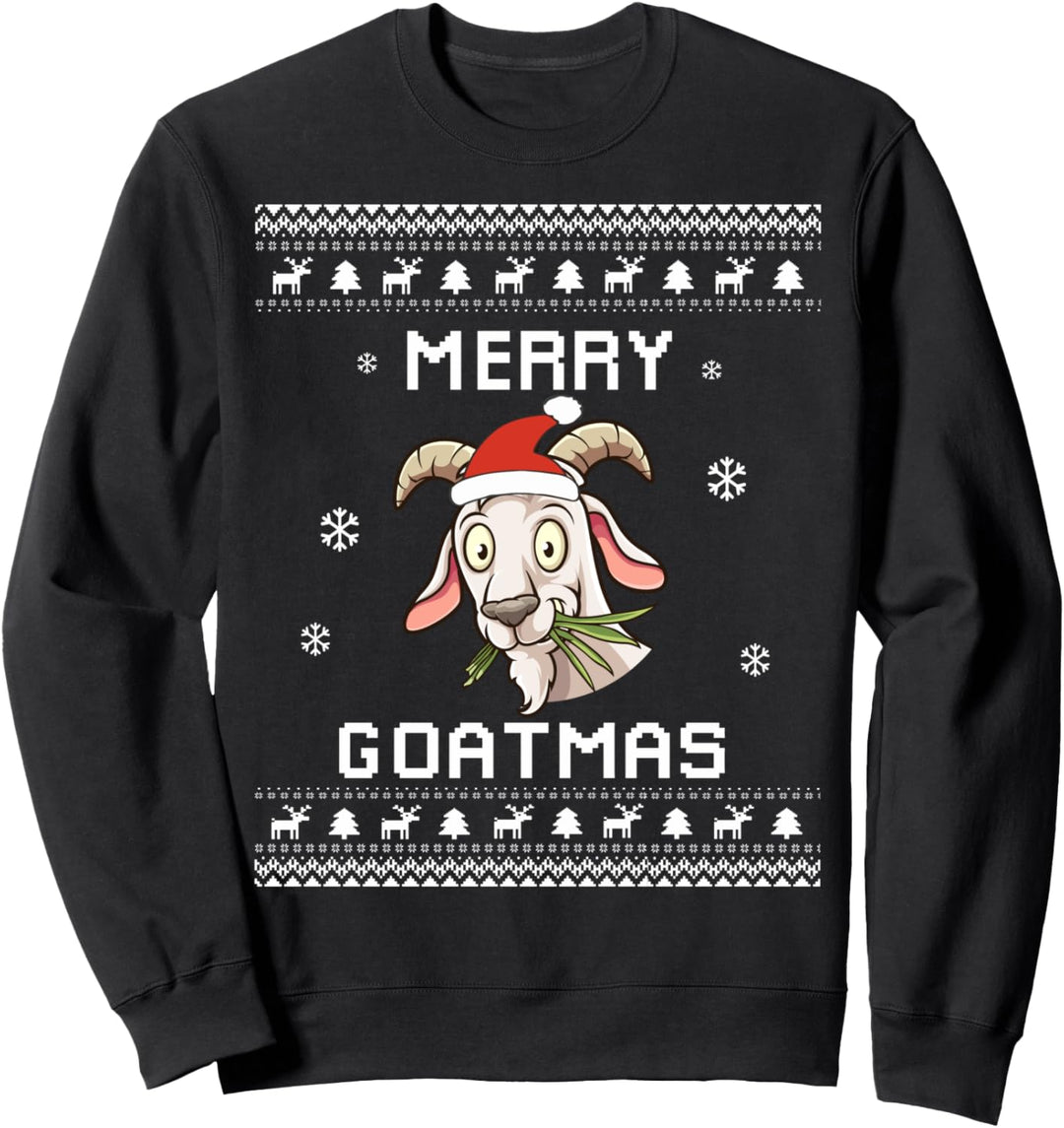 Ziege Hässlicher Weihnachtspullover für die Feiertage Sweatshirt