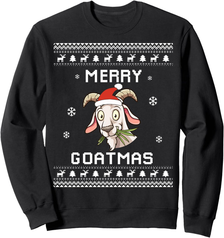 Ziege Hässlicher Weihnachtspullover für die Feiertage Sweatshirt