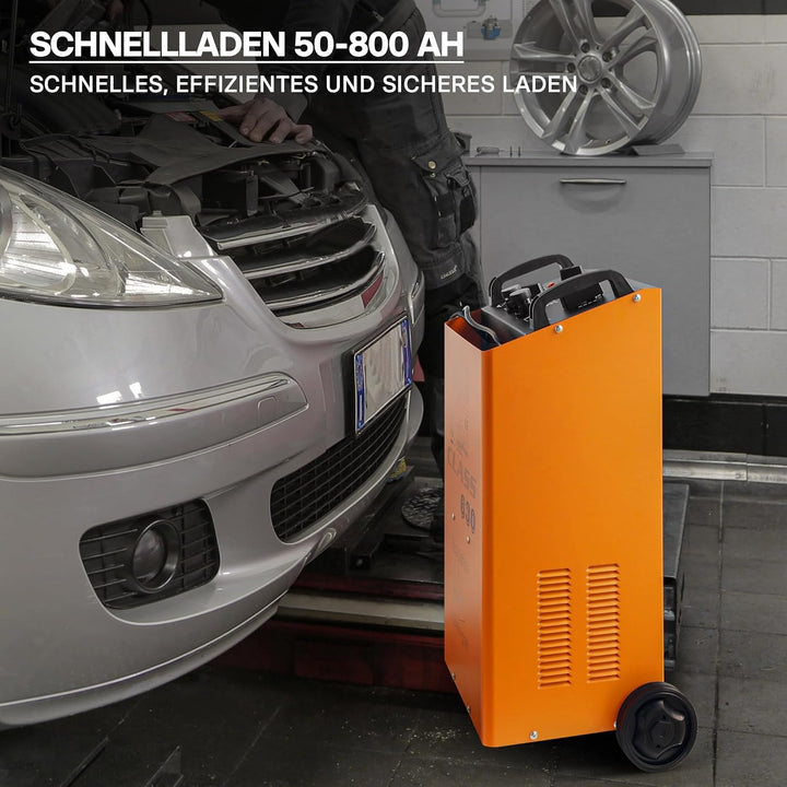 WilTec Batterieladegerät Batterie 12V 24V Ladegerät Akkuladegerät Boost 630