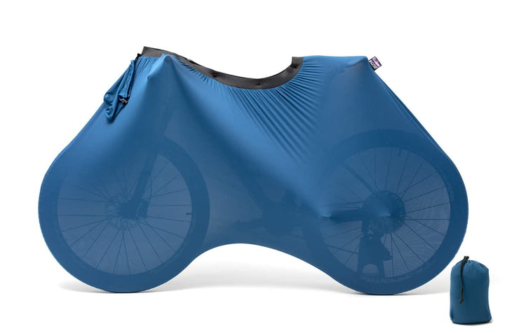 BUDS ULTIMATE BAG Fahrradhülle, dehnbar, Grösse S/M Dunkelblau, Dunkelblau