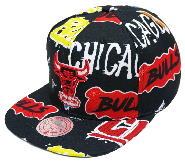 Mitchell & Ness Snapback Cap - Sticker Pack Chicago Bulls