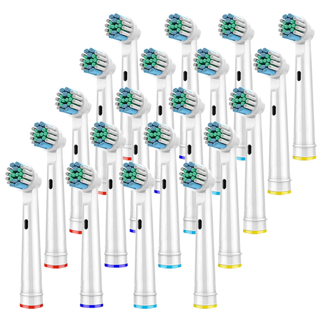 20x Precision Clean Aufsteckbürsten Kompatibel mit Oral b Elektrische Zahnbürste, Zahnbürstenaufsatz