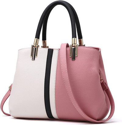FANDARE Elegante Damen Umhängetaschen Schultertasche Frauen Handtasche PU Leder Wasserdicht für Büro