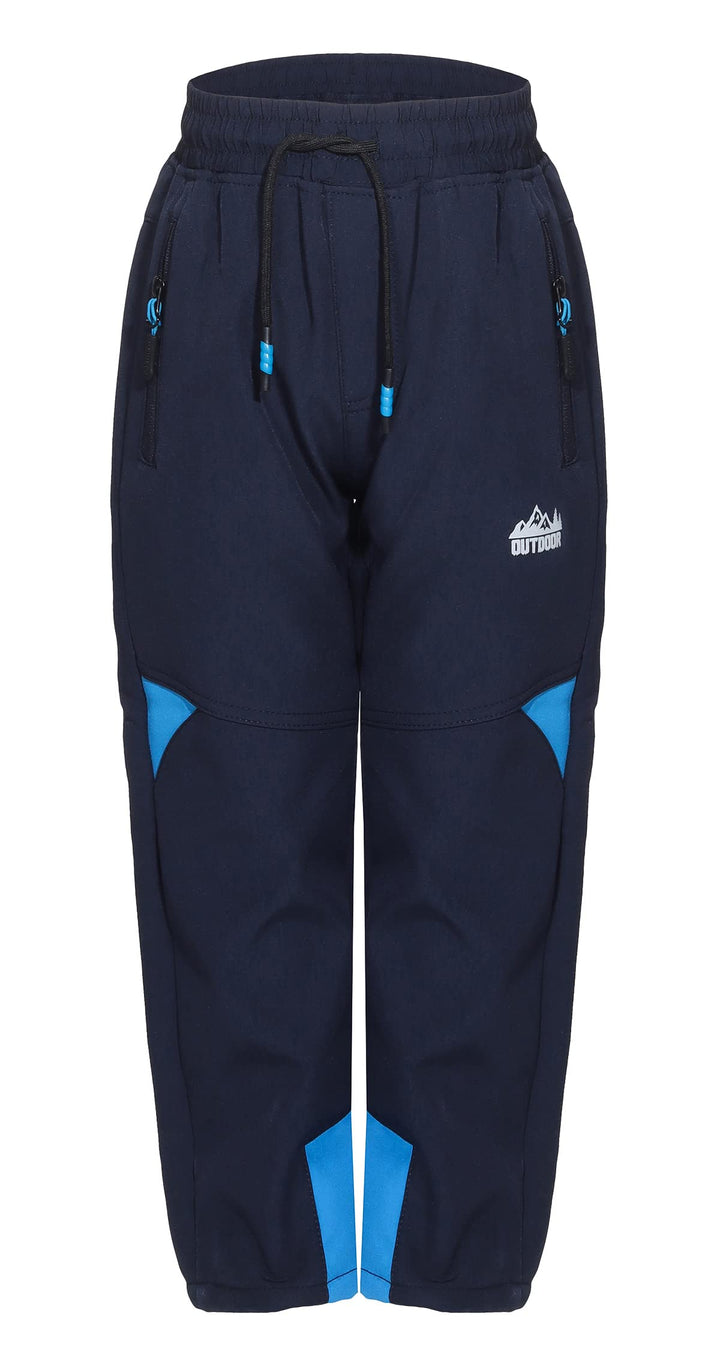 ZARMEXX Kinder Softshell Thermohose Jungen Mädchen Outdoor Trekking Herbst Winter Schneehose Ski Wan