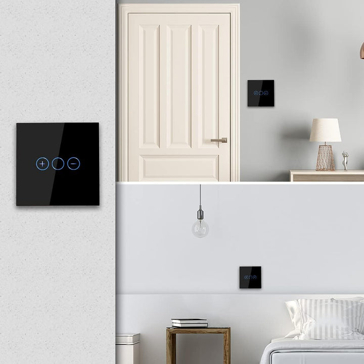 CNBINGO WLAN Dimmschalter für dimmbare LED-Leuchten - Smart Touch Lichtschalter Arbeit mit Alexa, Go
