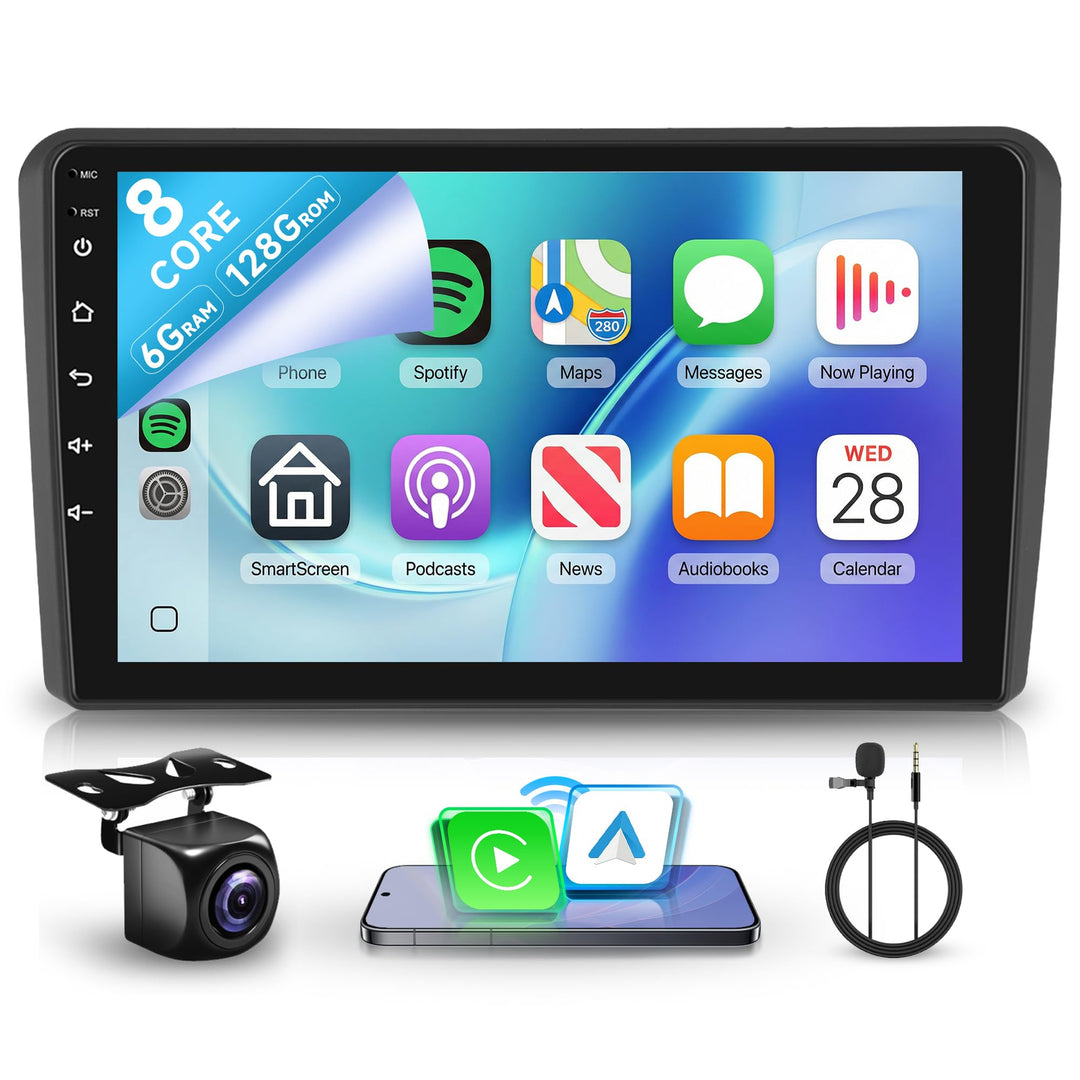Rimoody 8 Core 6+128G Wireless Carplay Android Autoradio für Audi A3 S3 RS3 8P 8VS 8PA 2003-2012 9 Z