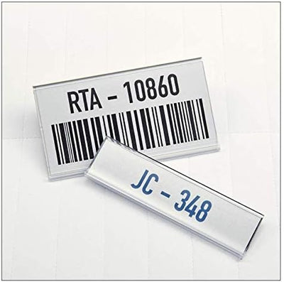 Perforierte Etiketten 100x55 mm - für Etikettenhalter 100x57 mm - zum selber drucken auf Din A4 Böge