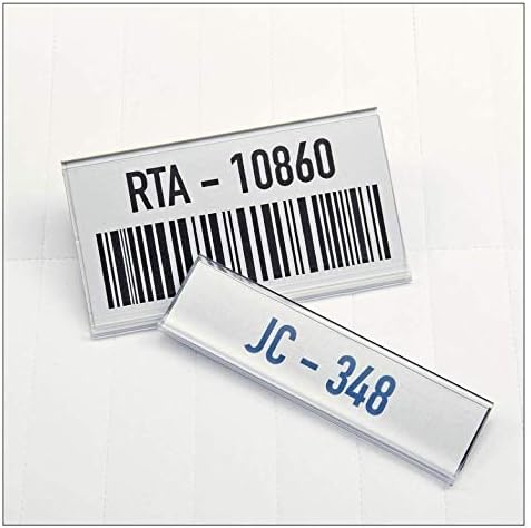 Perforierte Etiketten 100x55 mm - für Etikettenhalter 100x57 mm - zum selber drucken auf Din A4 Böge