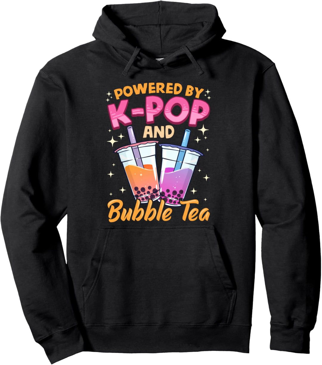 Bubble Tea Boba K-POP Music Lover Food Sweatshirt Anime Gift Pullover Hoodie