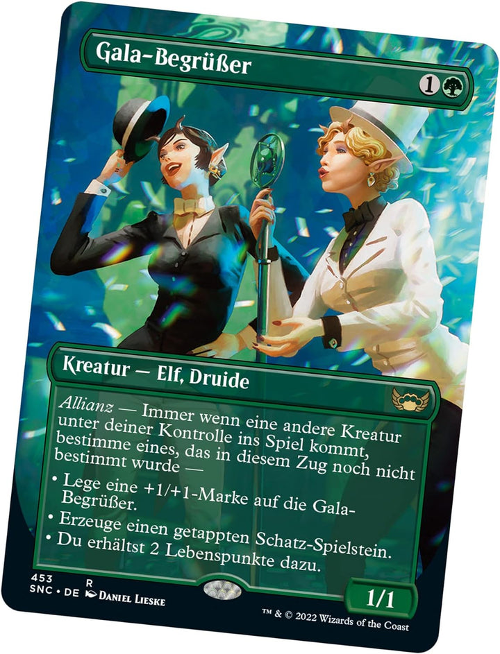 Magic The Gathering Streets of Neu-Capenna Draft Booster Display, 36 Boosters i 1 Box Topper (wersja