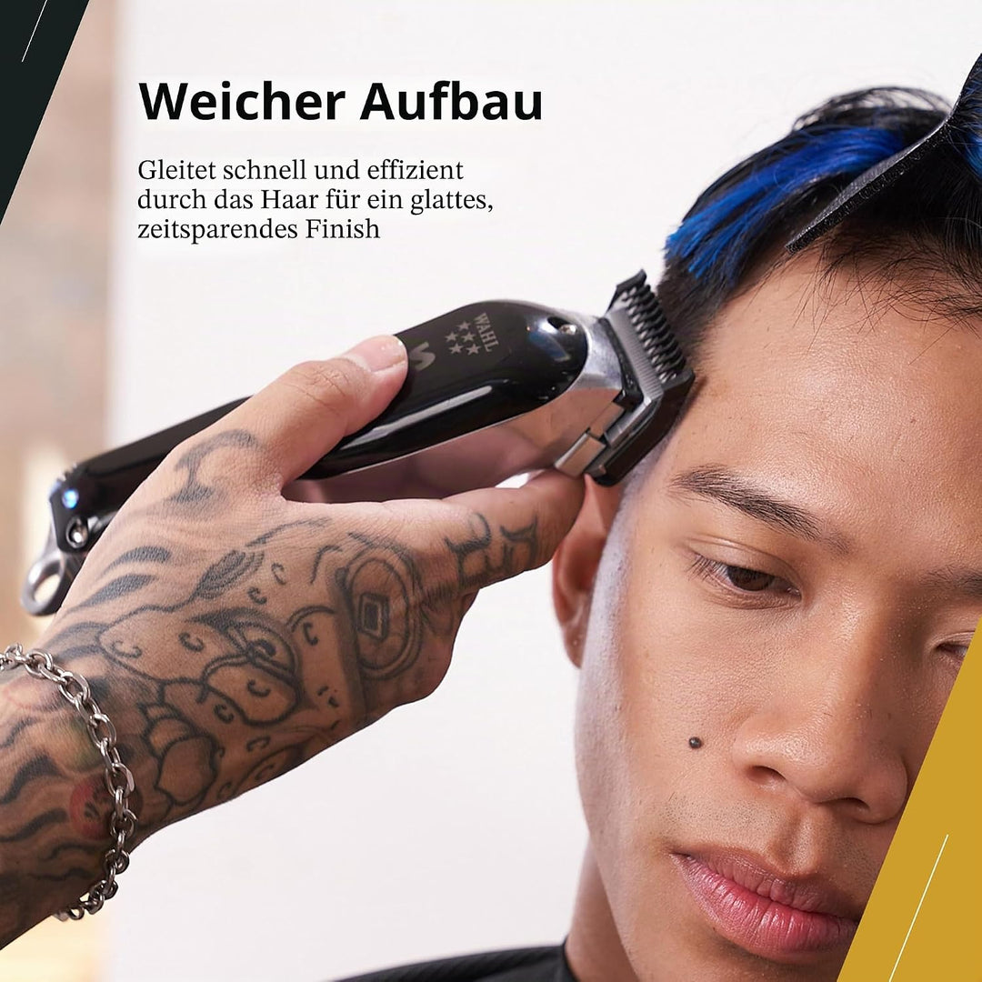 Wahl Kunststoff-Kammaufsätze für Standard-Haarschneidemaschine Multi-Cut, Schwarz Black, Black