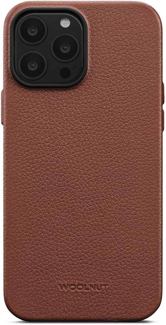 Woolnut Leder Hülle für iPhone 13 Pro Max - Braun iPhone 13 Pro Max brown, iPhone 13 Pro Max brown