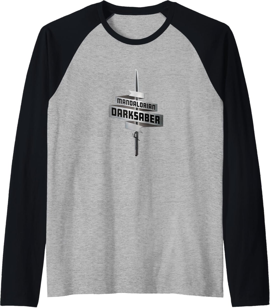 Star Wars: The Mandalorian Darksaber Text Raglan