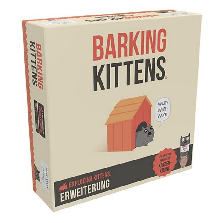 Exploding Kittens, Exploding Kittens – Barking Kittens, Erweiterung, Partyspiel, Kartenspiel, 2-5 Sp