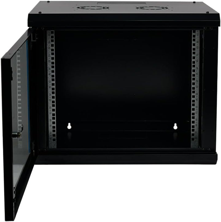 Koscom Connect Netzwerkschrank 9 HE I Serverschrank 19 Zoll I Wandmontage 600 x 450 x 503 mm I voll